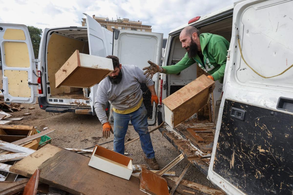 Trabajos de limpieza en Aldaia