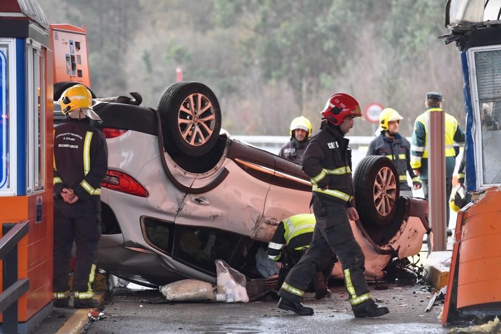 Accidente de un matrimonio de Málaga en Galicia