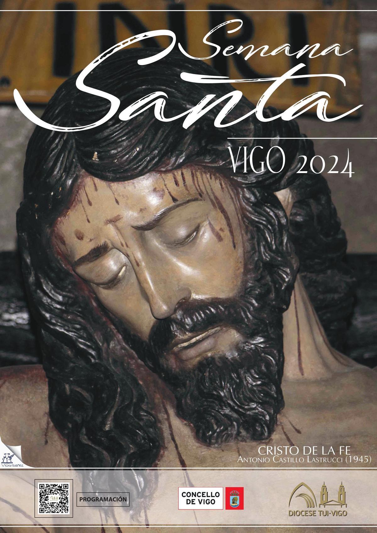 Cartel de la Semana Santa en Vigo 2024.