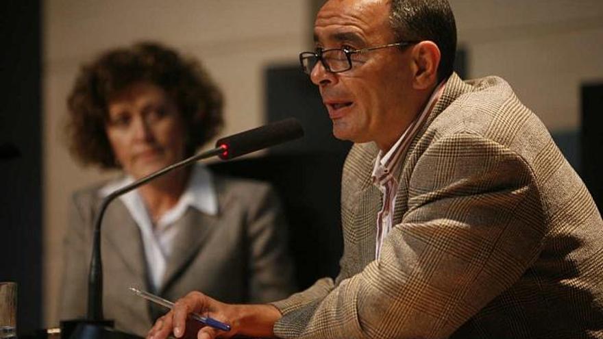 El psicoanalista Óscar Ventura durante una intervención anterior en el Club INFORMACION
