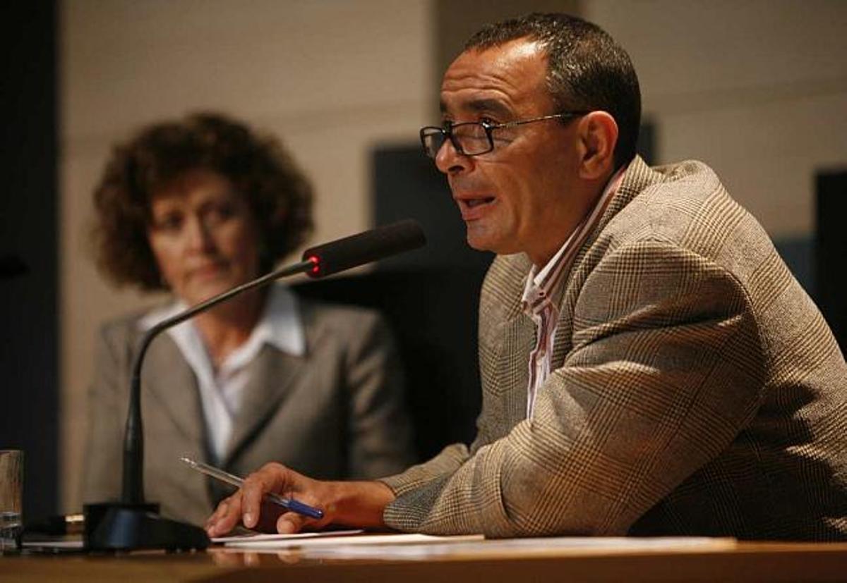 El psicoanalista Óscar Ventura durante una intervención anterior en el Club INFORMACION