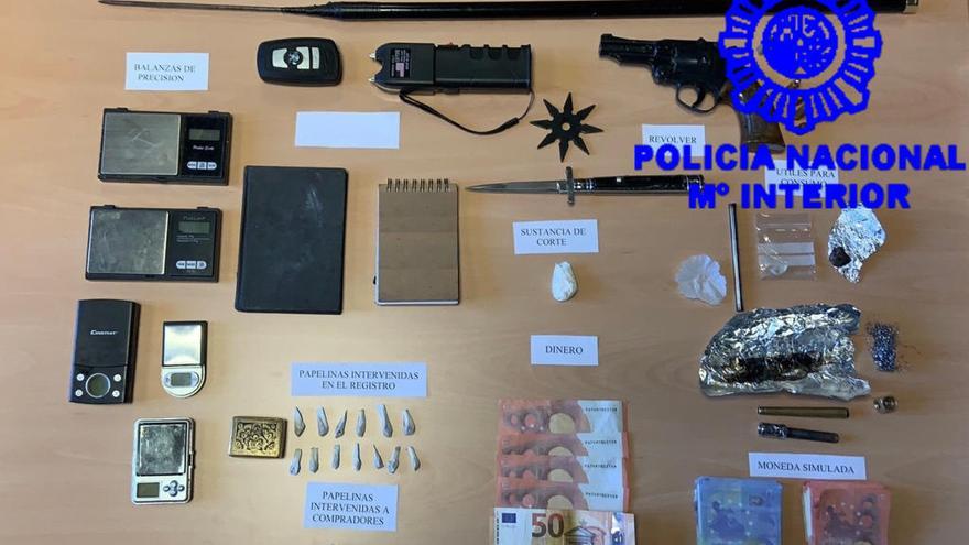 Material incautado. // Policía Nacional