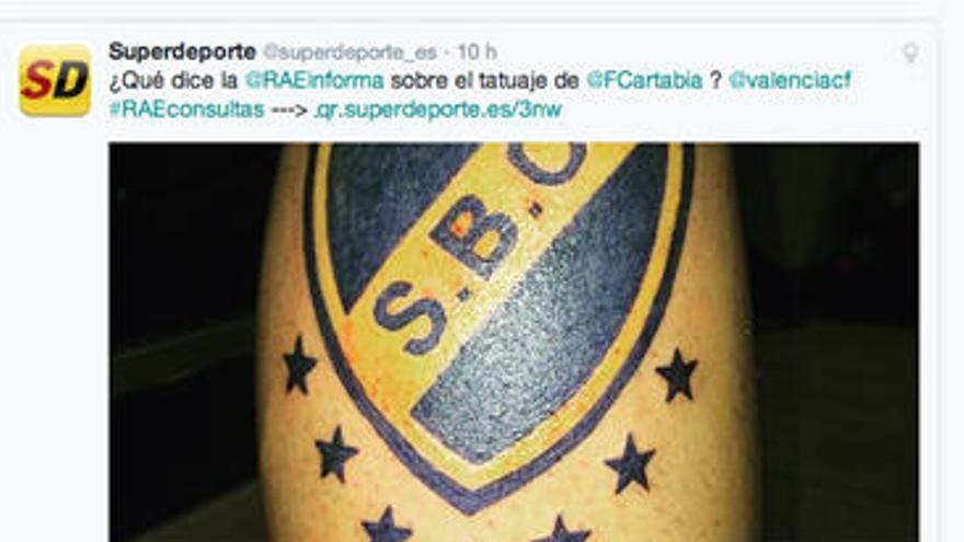 ¿Qué dice la RAE sobre el tatuaje de Fede Cartabia?