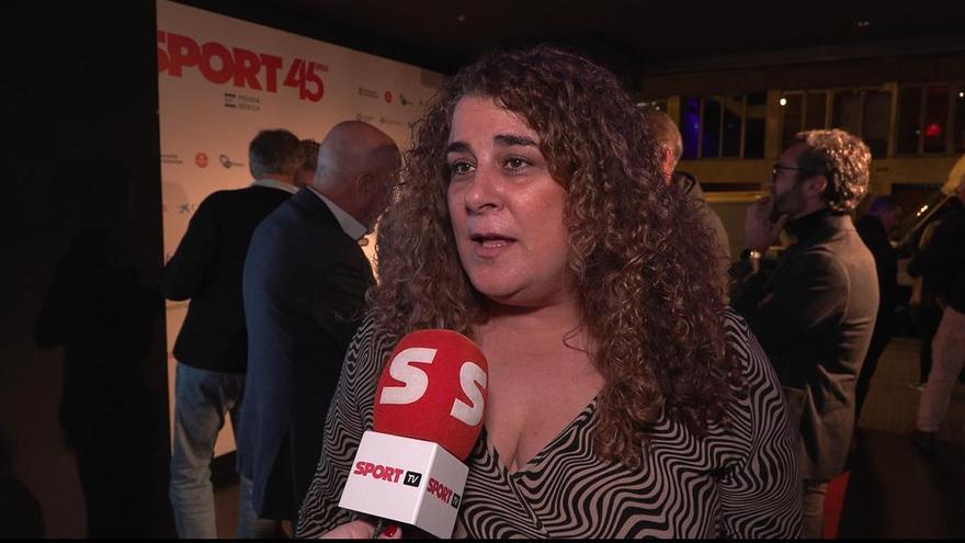 Maribel Zamora, presidenta de la Federación Catalana de Voleibol