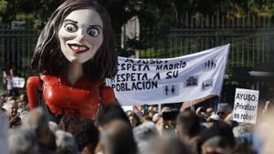 Manifestación en Madrid en defensa de la sanidad pública