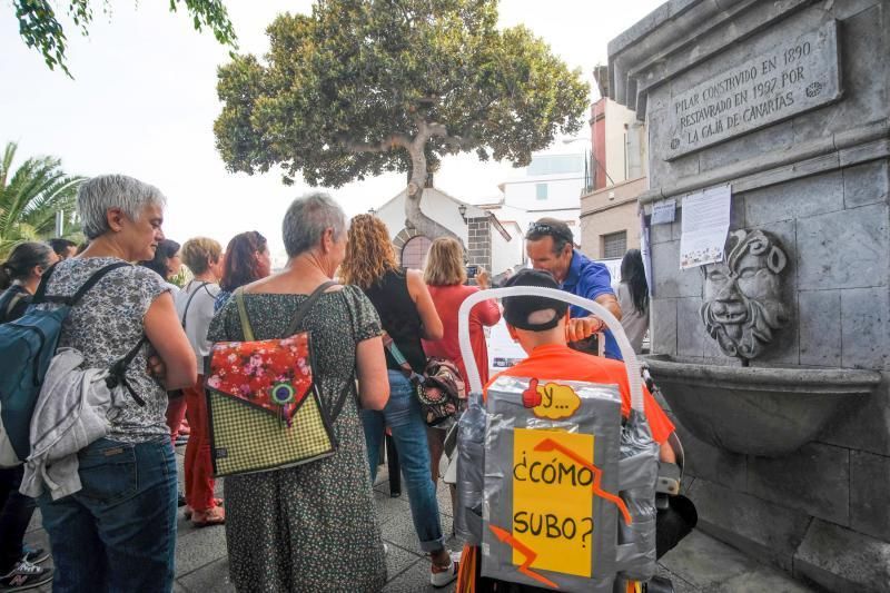 05-07-18. LAS PALMAS DE GRAN CANARIA. Colectivos de El Risco (Risco de San Nicolás, San Bernardo y San Lázaro) se congregarán con el objeto de anunciar a la opinión pública su posición respecto las actuaciones que el Ayuntamiento de Las Palmas de Gran Canaria está promoviendo en el barrio. FOTO: JOSÉ CARLOS GUERRA.  | 05/07/2018 | Fotógrafo: José Carlos Guerra