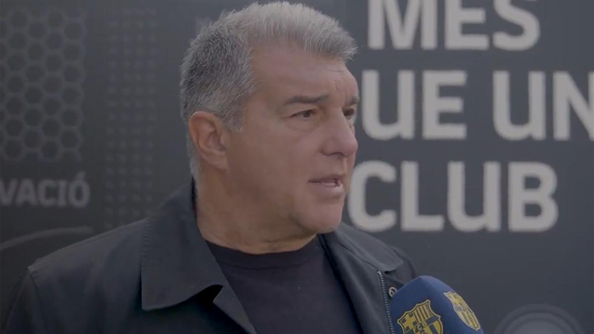 La declaración de Laporta sobre Xavi a los medios del Barça