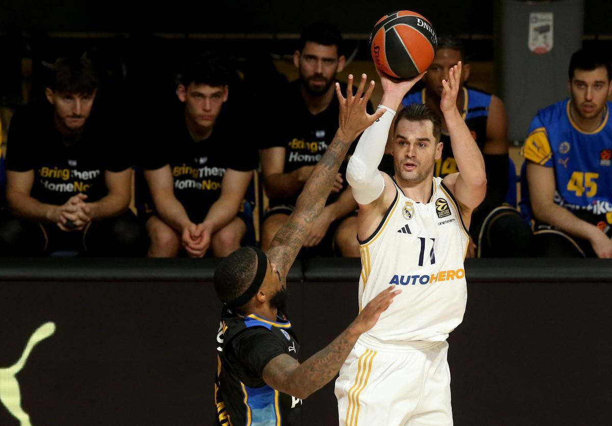 Una imagen del Maccabi Tel Aviv - Real Madrid.