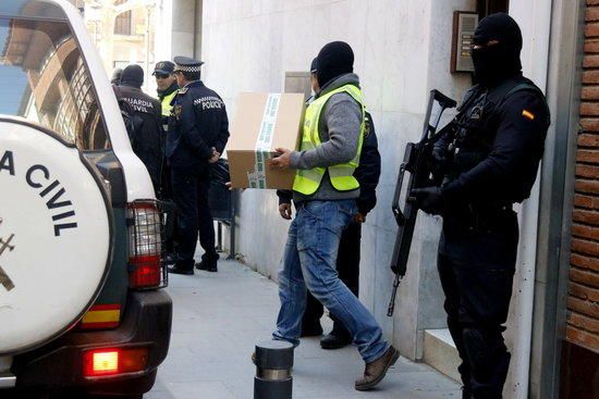 Operació contra el gihadisme a Santa Coloma de Farners