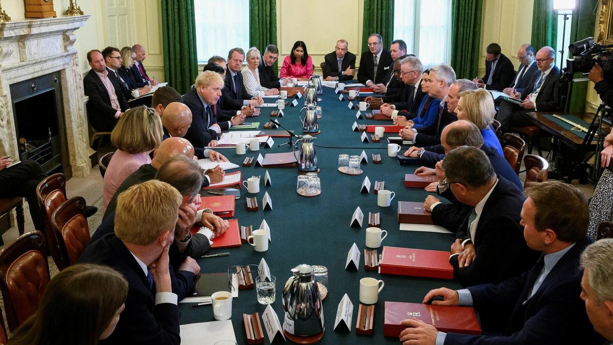 Reunió del consell de ministres, a Downing Street