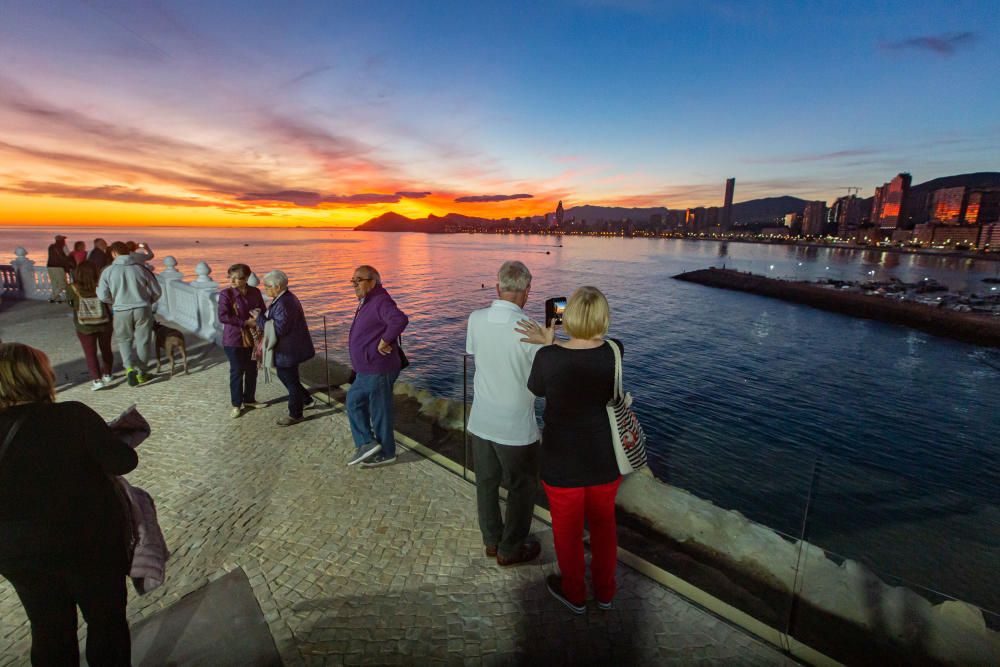 El atardecer desde el Castell