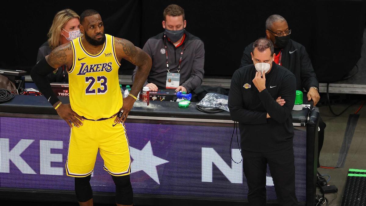 LeBron James Frank Vogel Lakers