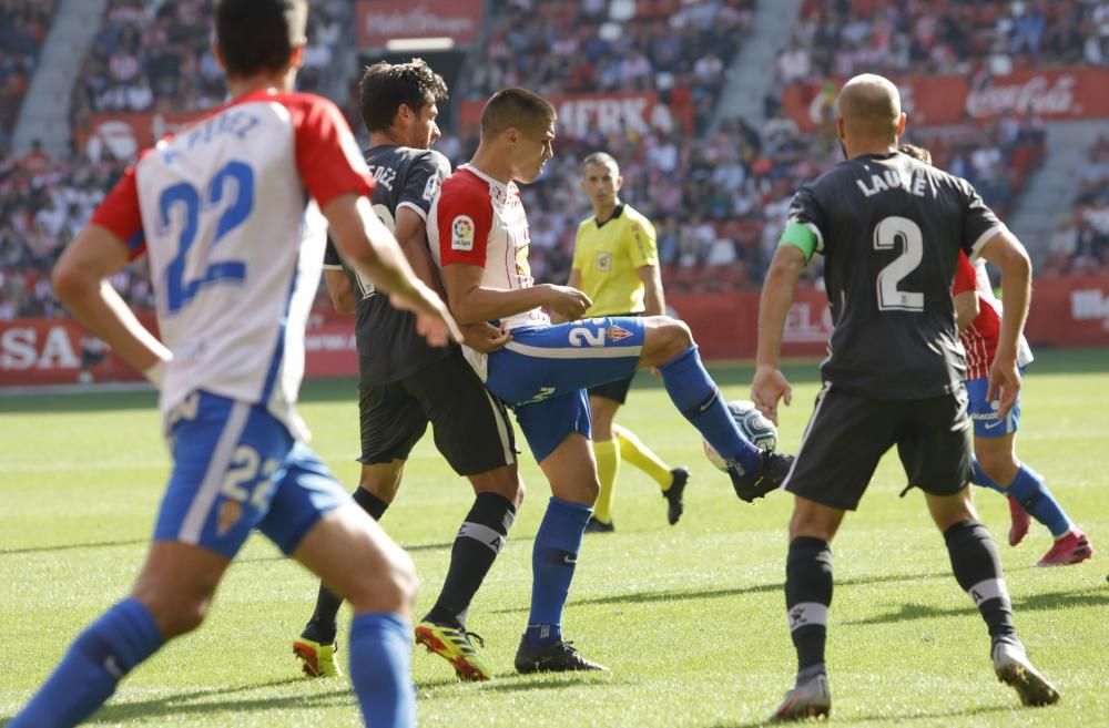 El Sporting 1 Alcorcón 3 en imágenes