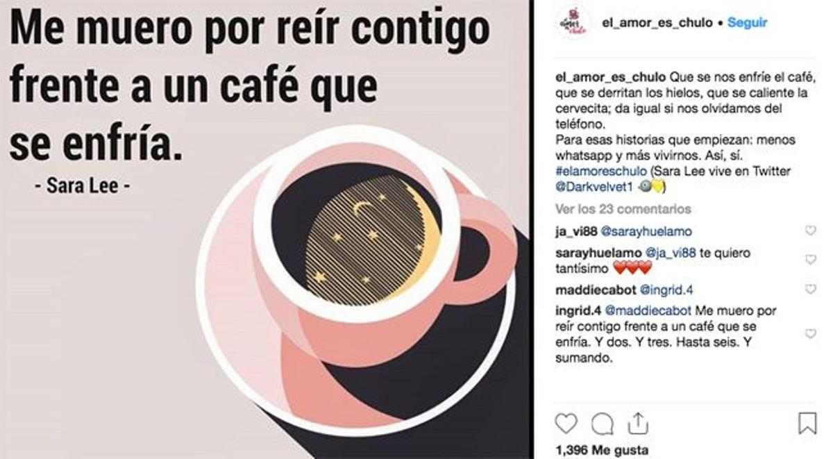 San Valentín, con café por medio