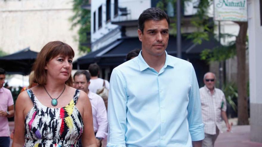 Pedro Sánchez, durante su última visita a Ibiza.