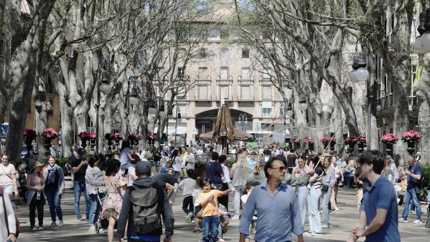 Las principales calles comerciales del centro de Palma ponen el cartel de ‘completo’