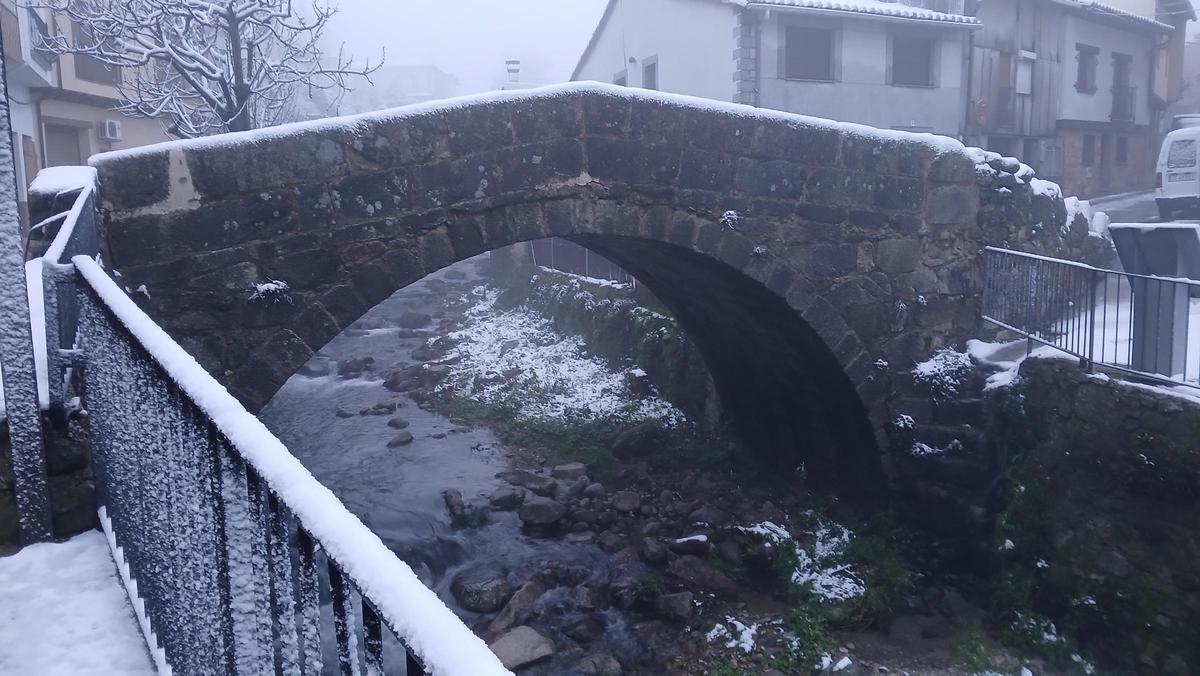 Nieve en el norte de Cáceres: Tornavacas, Piornal y La Garganta