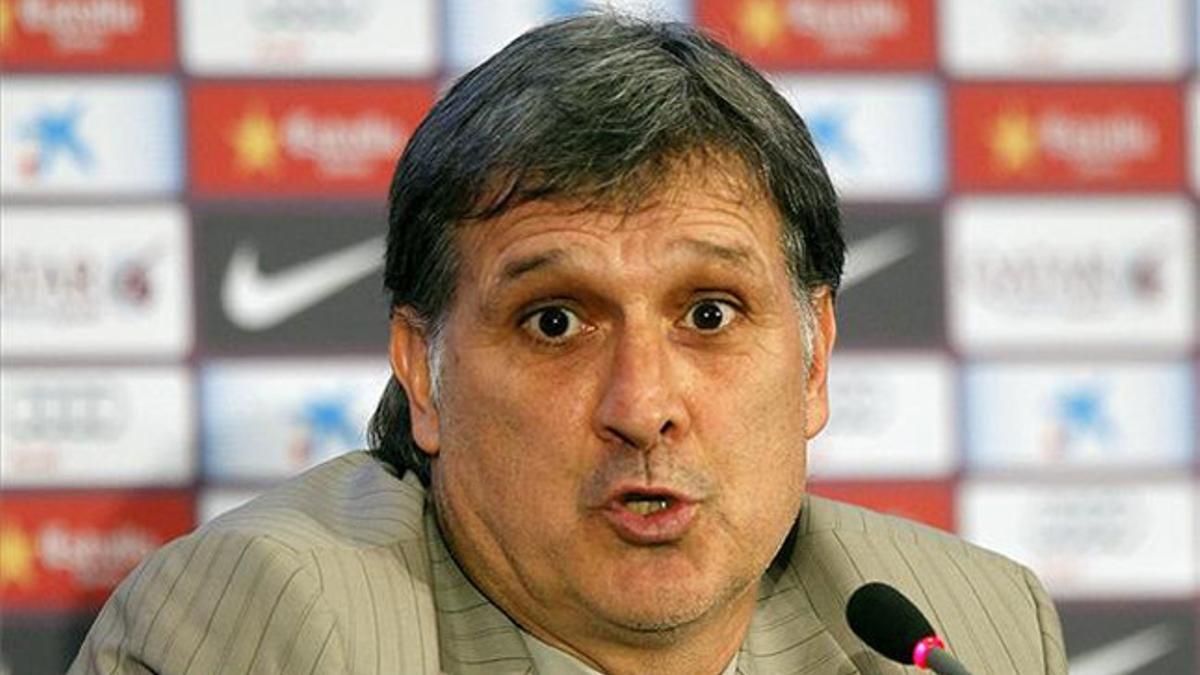 El Tata Martino, en rueda de prensa