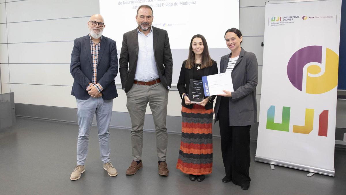 Javier Burgos, Eladio Collado, Ángela Diago e Isabel Botella.