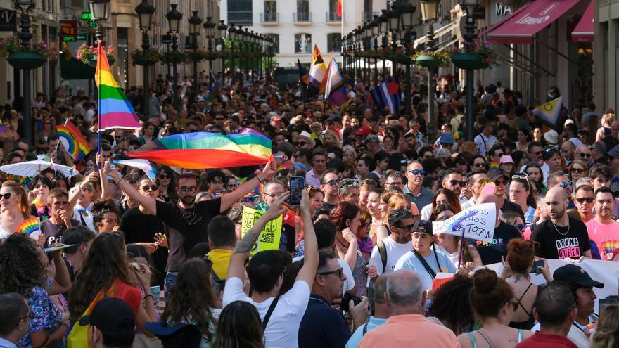 La marcha por el Día del Orgullo de Málaga 2023, en imágenes