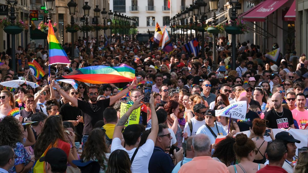 La marcha por el Día del Orgullo de Málaga 2023, en imágenes