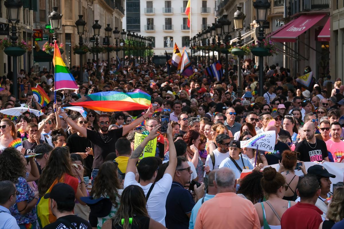 La marcha por el Día del Orgullo de Málaga 2023, en imágenes