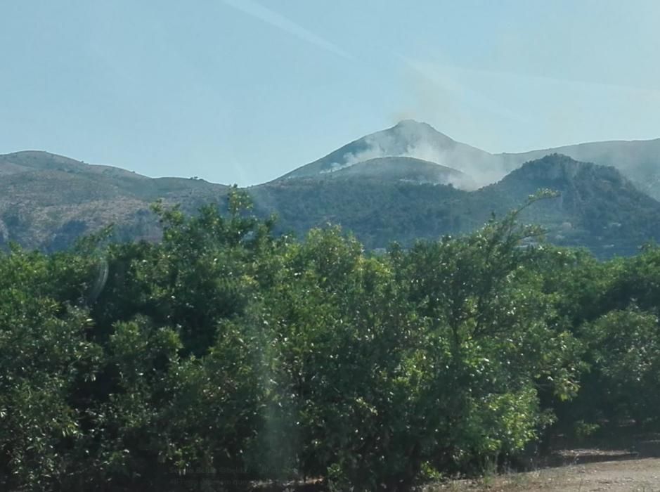 La columna de humo era visible desde varios kilómetros