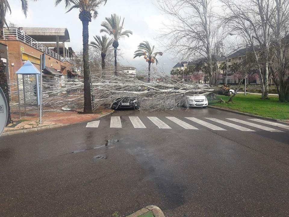 La borrasca Gisele deja huella en Extremadura