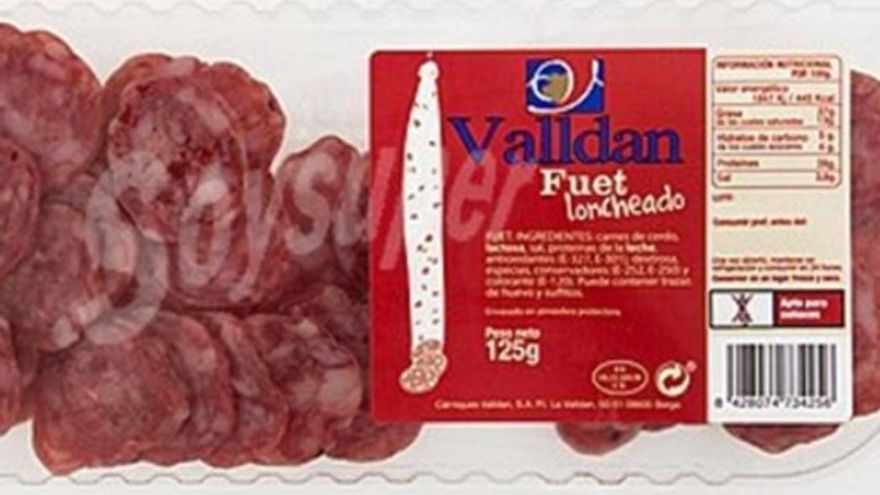 Detecten salmonel·la en fuet envasat de la marca berguedana Valldan i La Tabla d’Aldi