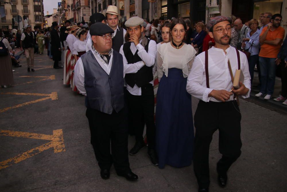 Primeros actos de la III Feria Modernista de Alcoy