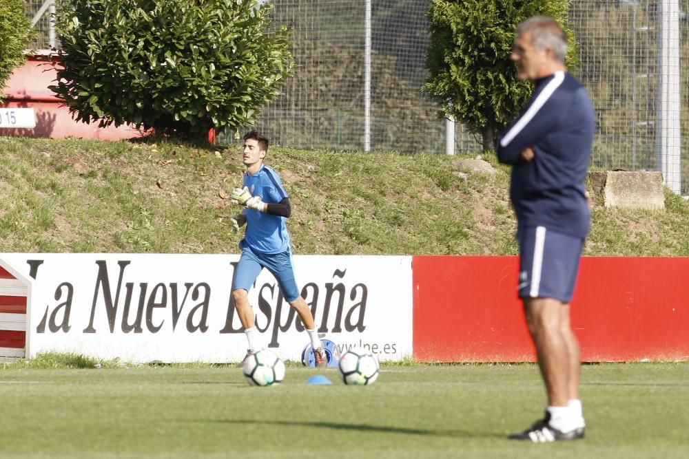 Entrenamiento del Sporting