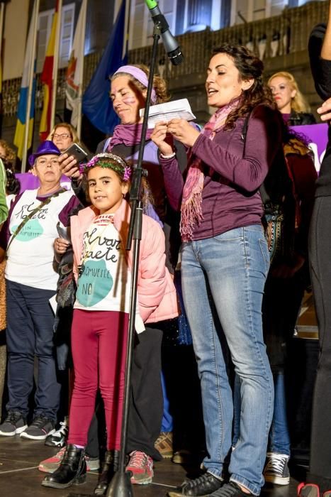 GENTE Y CULTURA 07-03-19  LAS PALMAS DE GRAN CANARIA. 8M Día Internacional de la Mujer. Manifestación por el 8M Día Internacional de la Mujer. FOTOS: JUAN CASTRO