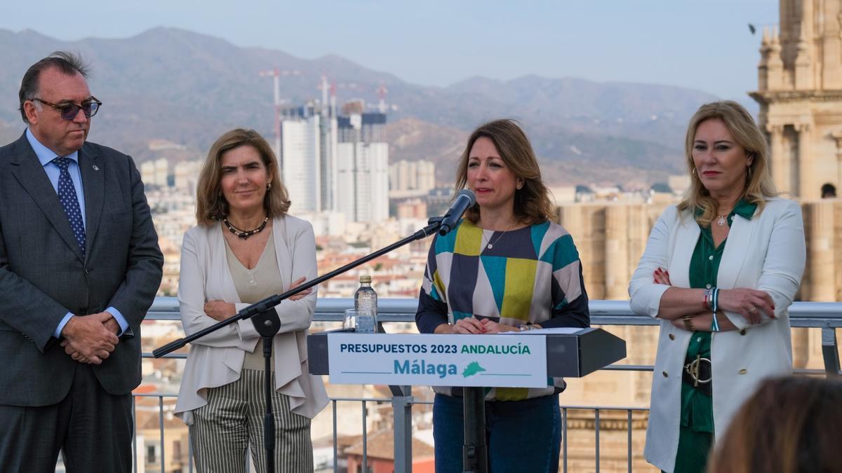 Los consejeros malagueños de la Junta de Andalucía analizan los presupuestos