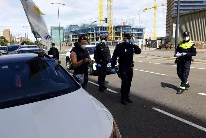 La caravana de Intersindical recorre Zaragoza el 1 de mayo