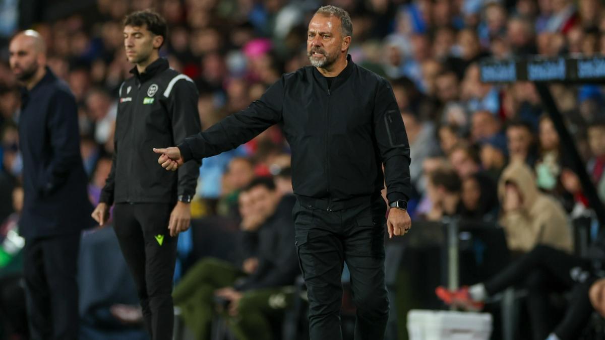 Hansi Flick, en Balaídos