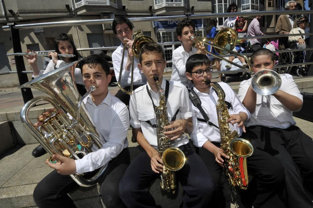 Encuentro de bandas infantiles en Mieres