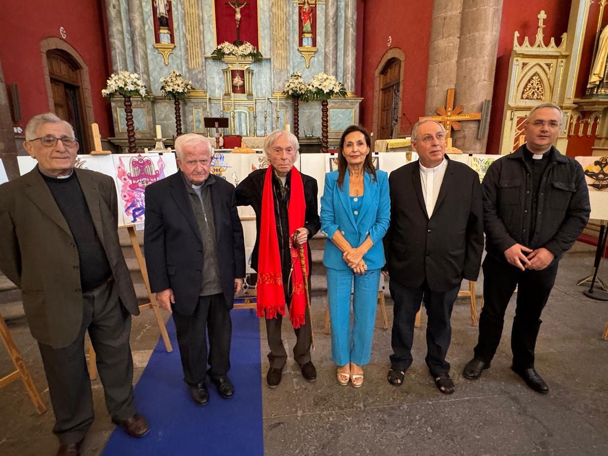 Agaete conmemora el 510 aniversario de la iglesia de La Concepción con una exposición del artista Pepe Dámaso y una intensa semana de actos