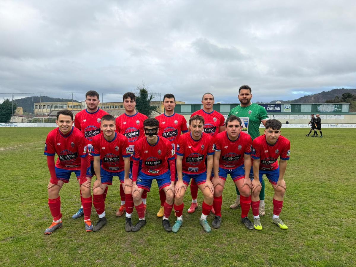 Once inicial del Salas contra el Bosco.