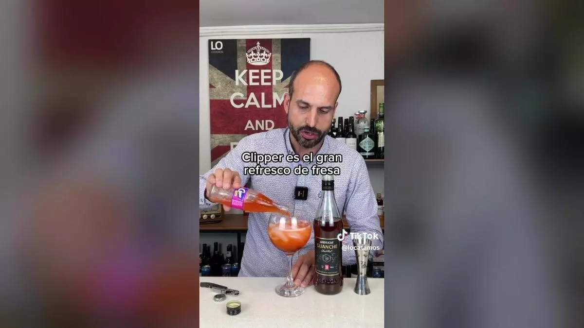 'Dangerous, dangerous': el cóctel 100% canario que un famoso catador ha calificado como peligroso