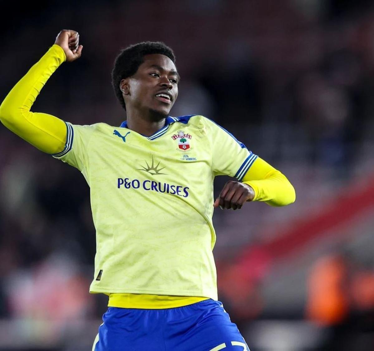 Sufianu Sillah Dibaga la promesa que destaca en el Southampton