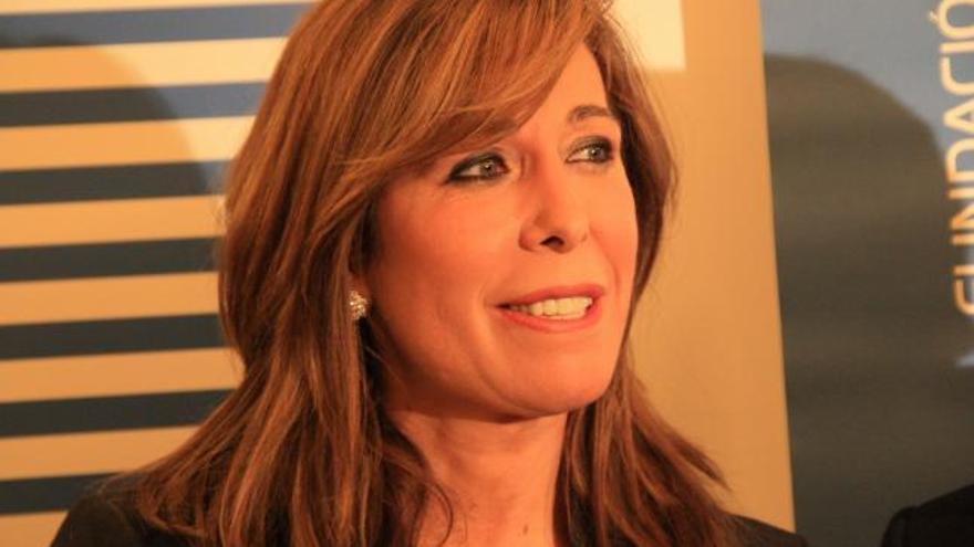 La presidenta del PPC, Alícia Sánchez-Camacho, aquest dimarts a Madrid