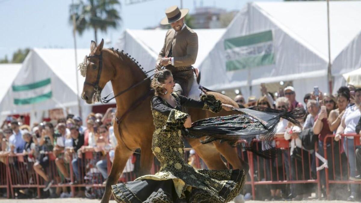 Imagen de archivo de la Feria Andaluza de València en 2019.