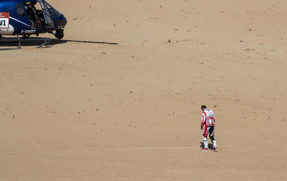 Las imágenes del trágico accidente de Gonçalves en el Dakar 2020