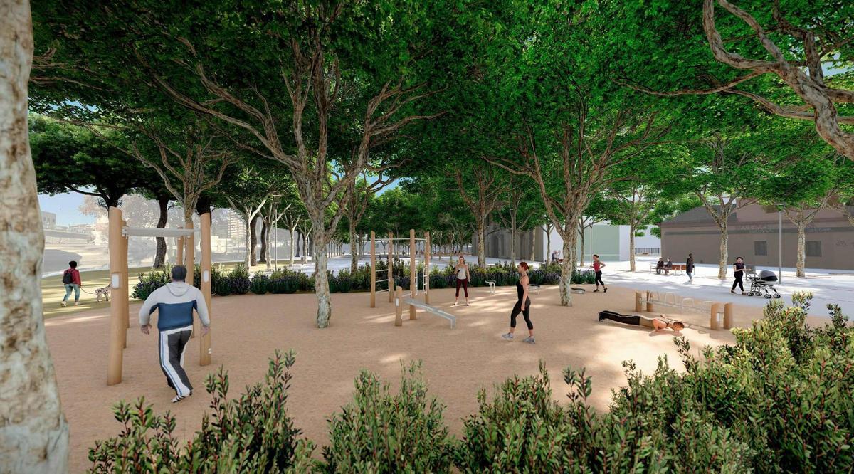 Barcelona ajorna la reforma dels punts crítics del parc de l’Espanya Industrial