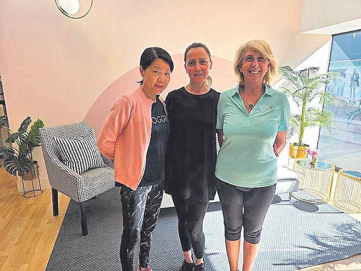 Laiming Tsang, Gloria Ginard y Maria Antonia Mirabó.