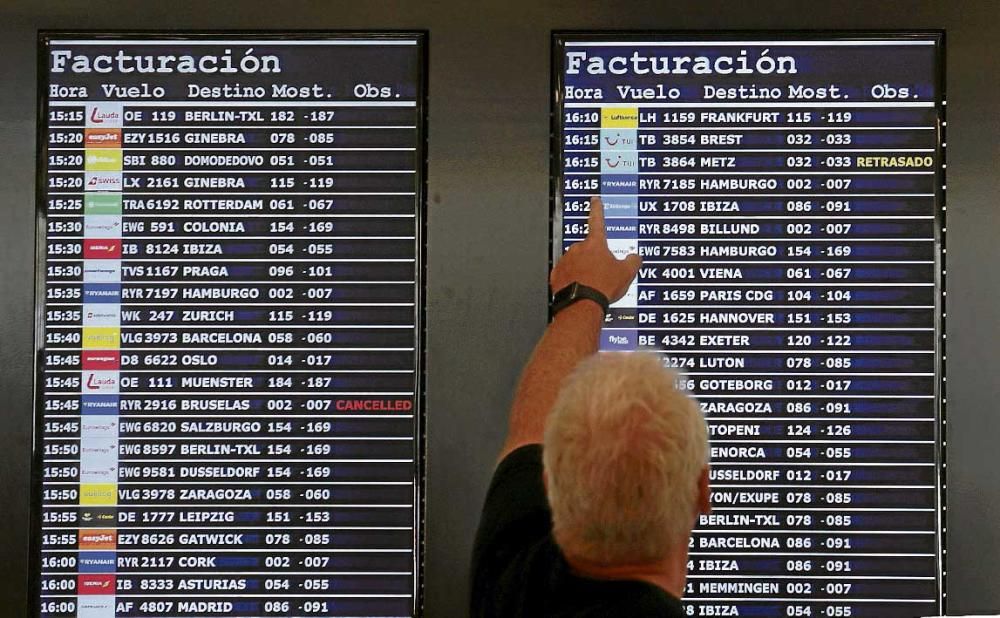 Ryanair-Streik: Das spielte sich im Airport Palma de Mallorca ab