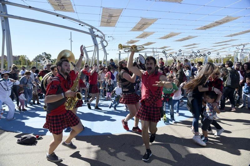 Inauguración de Río y Juego, espacio infantil de las fiestas