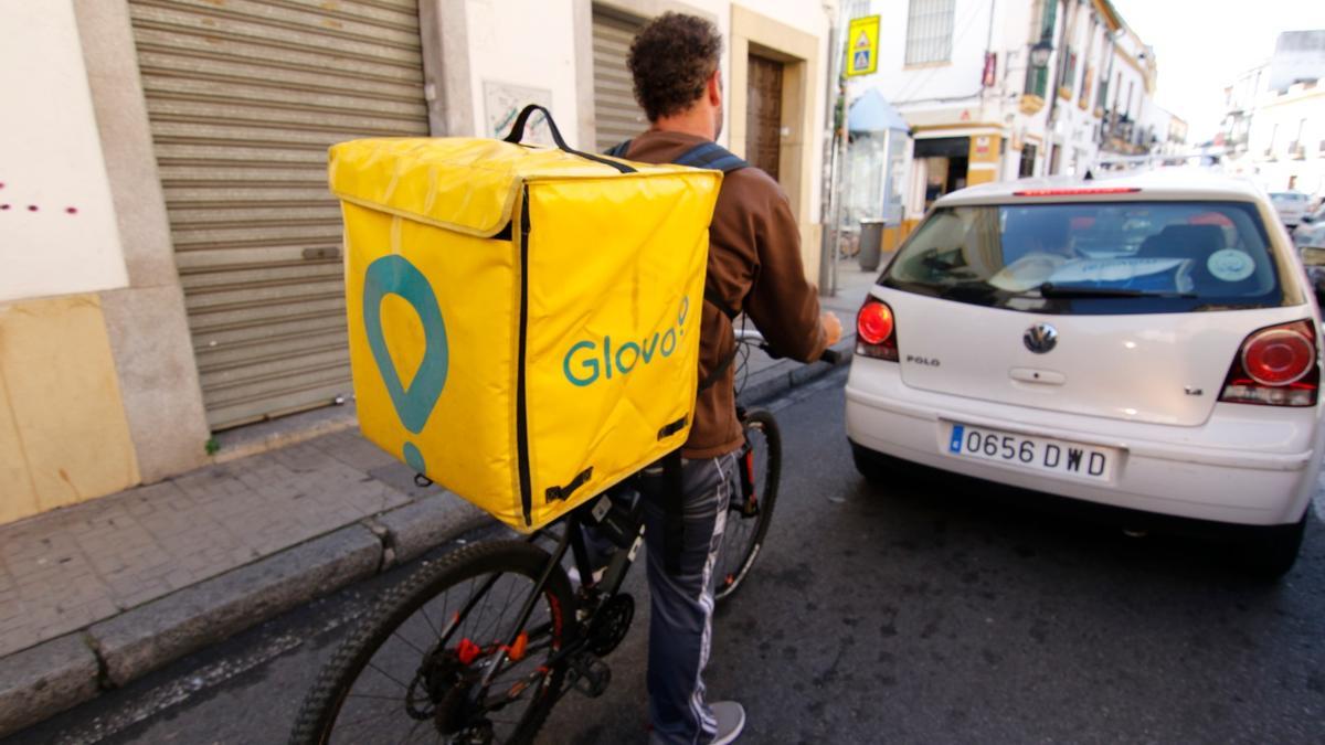 Repartidor de Glovo en Córdoba.