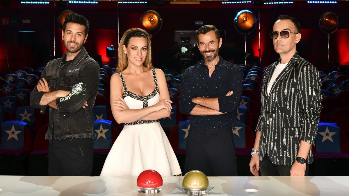 Dani Martínez, Edurne, Santi Millán y Risto Mejide en la mesa del jurado de 'Got Talent 6'