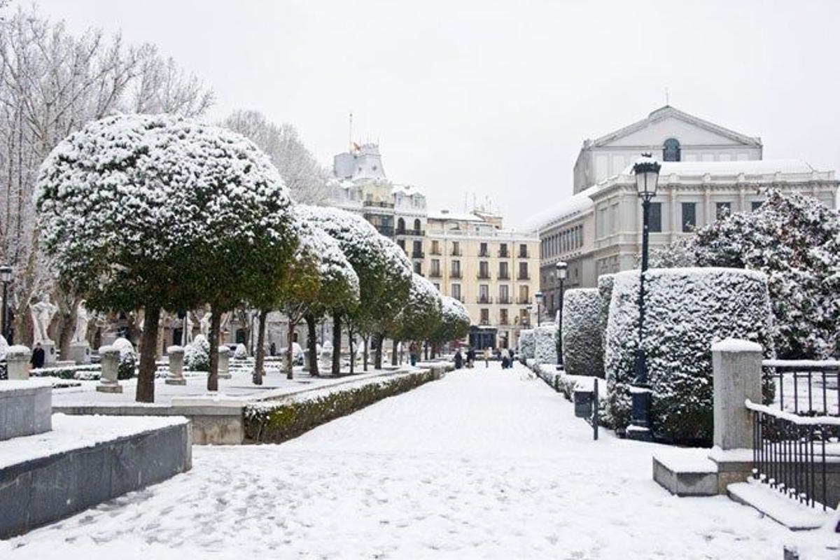 Parque en Madrid.